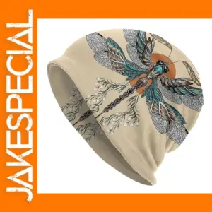 Dragonfly Graphic Beanie Hat for Adults