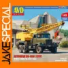 USSR Mobile Truck Crane KS-4561 Model Kit 1:43