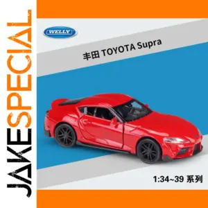 1:36 Diecast Toyota Supra Model in Red