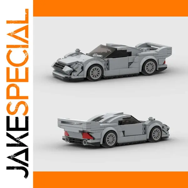 Supercar City Racing Building Blocks Set