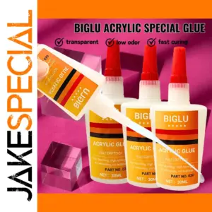 BIGLU Acrylic Super Glue 30ML for Plexiglass