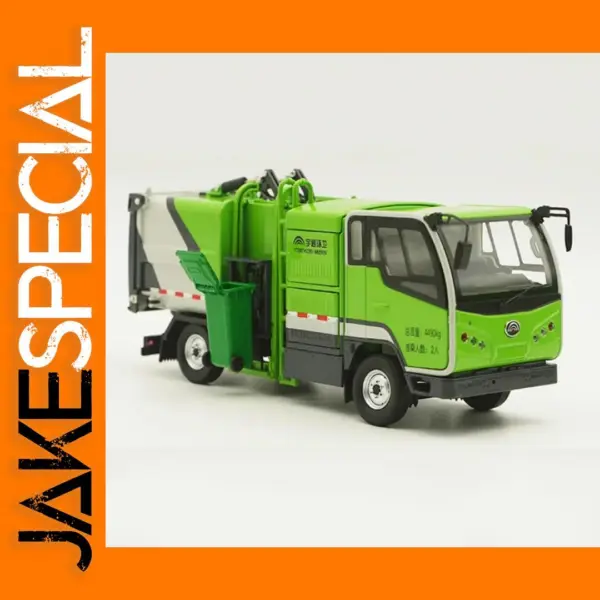 1:32 Scale Yutong Environmental Garbage Truck Model