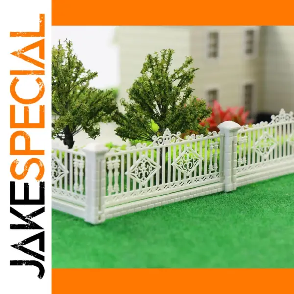5pcs 3x23cm Fences for HO Scale Models