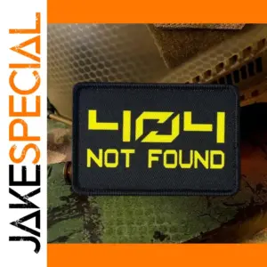 404 NOT FOUND Tactical Military Patch Set for Clothing
