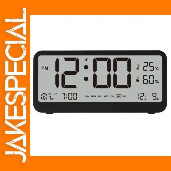 Multifunctional Digital Clock with Temp & Humidity