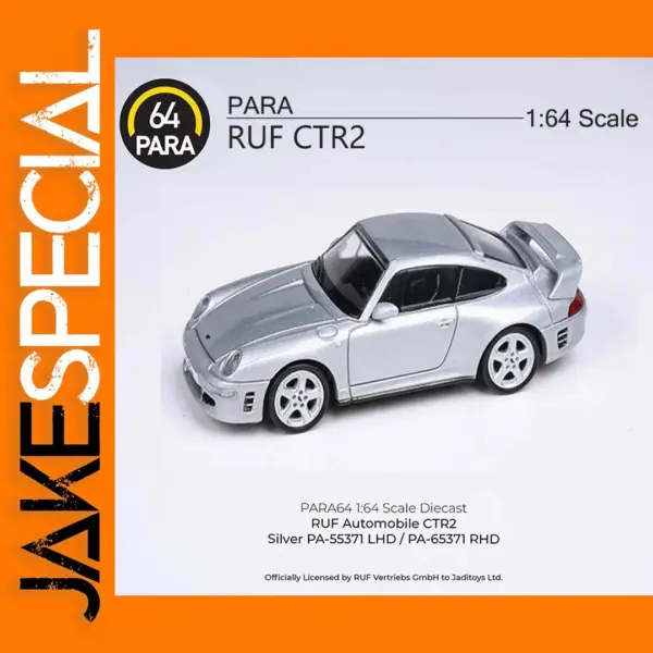 1/64 Scale RUF CTR2 Diecast Alloy Model Car