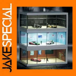 1/64 Scale Miniature Parking Lot Display Case