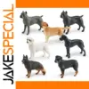 PVC Dog Figurines Set for Collectors