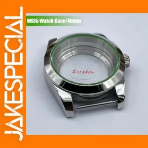40mm Stainless Steel Watch Case for NH35 NH36