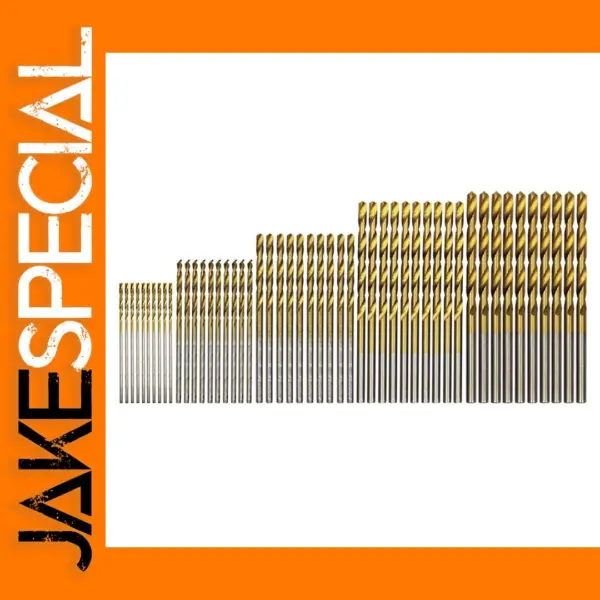 50pc Twist Drill Bit Set 1-3mm Woodworking