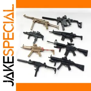 1/6 Scale MP5 MP40 MP7 UZI Plastic Gun Kit