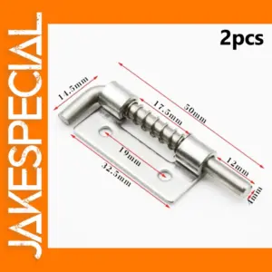 2 Pcs Stainless Steel Door Lock Latch Set