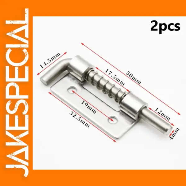 2 Pcs Stainless Steel Door Lock Latch Set