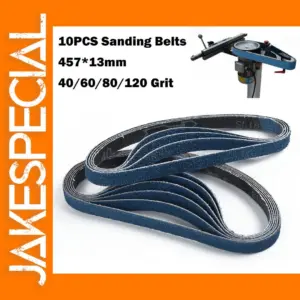 10pcs Sanding Belts for 457mm Sander
