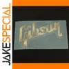 Custom Gold Metal Guitar Logo Decal for Gib Guitars