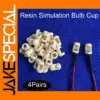 4Pairs Resin LED Bulb Cup Holder for RC Models
