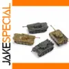 1:144 WWII Plastic Tank Model Set of 4