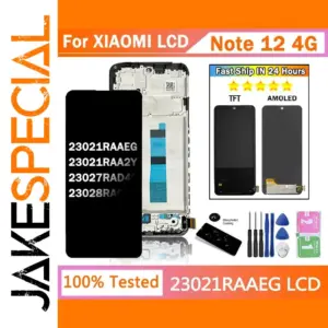 6.67'' AMOLED LCD Display for Xiaomi Redmi Note 12 4G