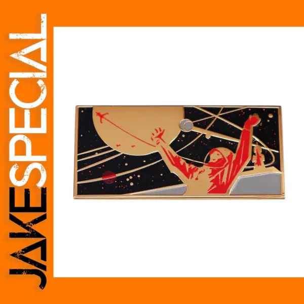 Soviet Space Astronaut Geometric Enamel Pin