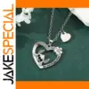 Heart-Shaped Stainless Steel Pendant Necklace