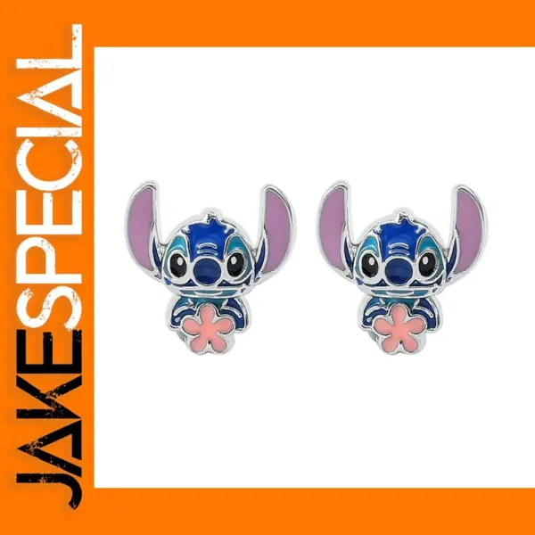 Disney Stitch Flower Stud Earrings