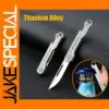 Titanium Alloy Mini Folding Knife and Opener