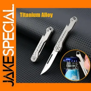 Titanium Alloy Mini Folding Knife and Opener