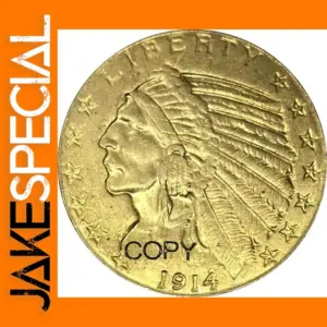 Antique Imitation Indian Head Gold Coin Set