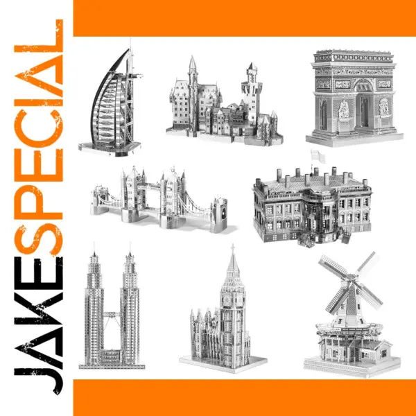 3D Metal Puzzle Building Model Kit