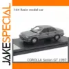 1:43 Scale Resin Model Car for COROLLA Sedan GT 1987