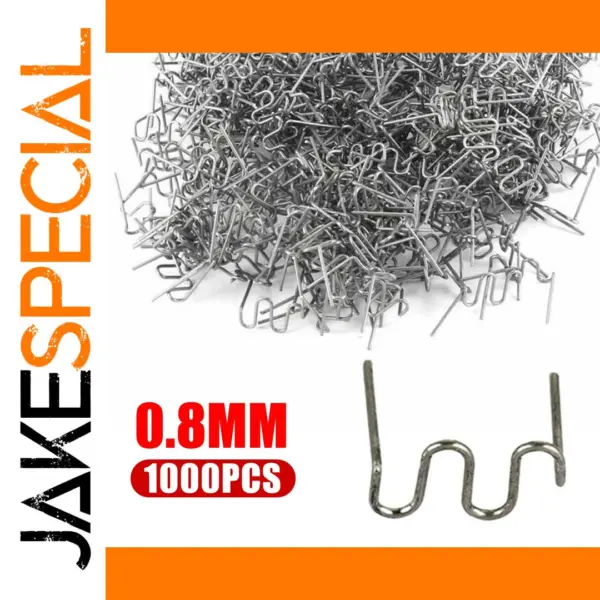 1000PC Pre-Cut Wave Staples for Bumper Repairs