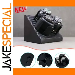 FancyWrist 3-Watch Automatic Winder PU Leather Display