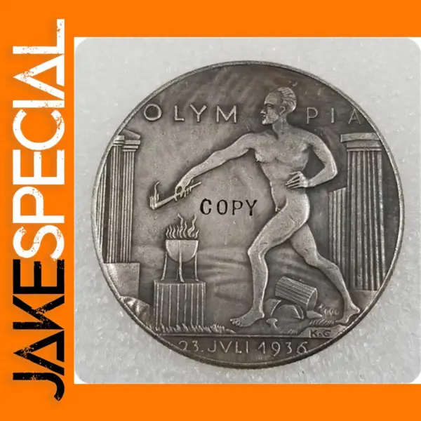 1936 Germany Olympic Replica Coin Collectible
