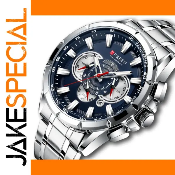 CURREN Men's Waterproof Chronograph Watch
