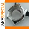 39mm Silver/Black Stainless Steel Watch Case for NH35 NH36 Movement