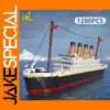 1288pcs Titanic Model Building Blocks Set
