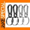 4Pcs Metal Carabiner Keychain Clips Set