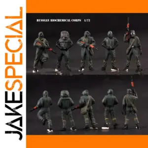1:72 Scale Resin Russian Biochemical Corps Figures