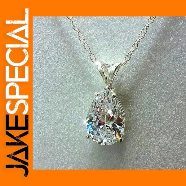 Water Drop Cubic Zirconia Women's Necklace