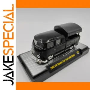 1960 VW Double Cab Truck Model 1:64 Alloy Collectible
