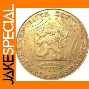 Czechoslovakian 10 Dukatu Gold Token Replica