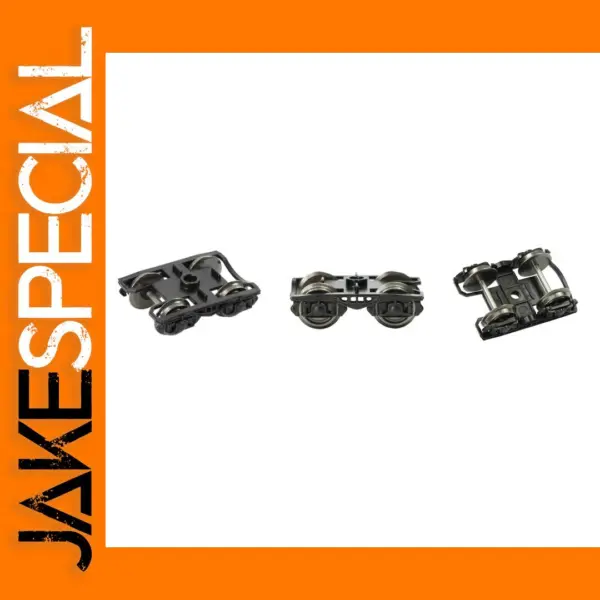 4pcs HO Scale High Rim Psyllium Bogies