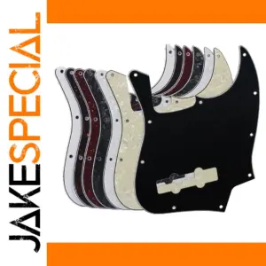 10-Hole Bass Pickguard for Jazz Bass