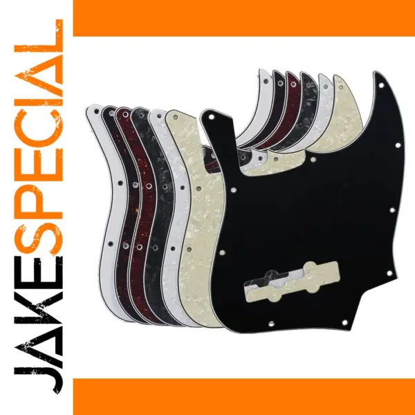 10-Hole Bass Pickguard for Jazz Bass