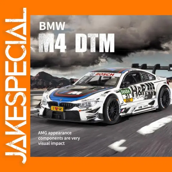 1:24 BMW M4 DTM Metal Diecast Car Model