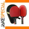 Professional Carbon Fiber Table Tennis Racket Set