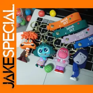 Disney Inside Out Keychain Figure Set