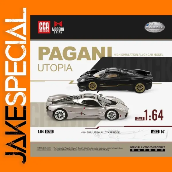 1/64 Pagani Utopia Diecast Metal Car Model