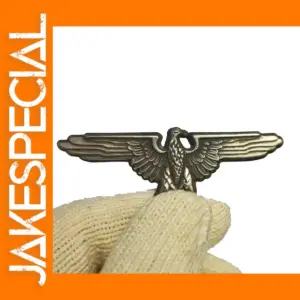 Eagle Skull Silver Brooch Medal for Gifts