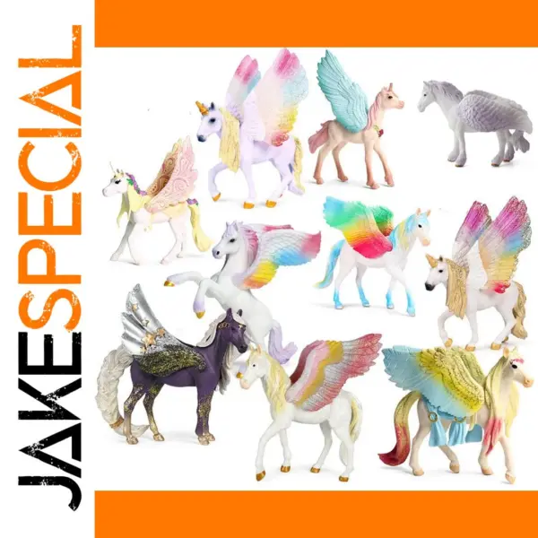 Fairy Tale Pegasus Unicorn Figurine for Collectors